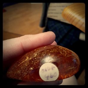 Giant 515 KT Amber Tear drop loose stone